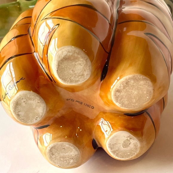 Blue Sky Clayworks Ceramic Carrot Pitcher by Heather Goldminc - Picture 8 of 9